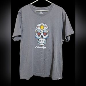 Hurley Gray Graphic T-Shirt XXL